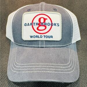 Garth Brooks World Tour Red, Blue, and White Hat